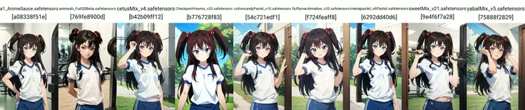 (Masterpiece:1.4), (best quality:1.2), <lora:lamdimia_do_aximemorV2-000020:0.8>, lamdimia do aximemor, 1girl, gym uniform, buruma, hair bobbles, two side up, long hair
