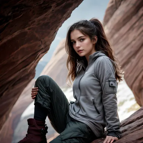 (Denver Red Rocks Amphitheatre, SFW, lightweight fleece jacket, long-sleeve hiking shirt, cargo pants, hiking boots, exploring the natural amphitheatre, late afternoon:1.35) Instagram_Influencer_112_By_Stable_Yogi
Faceshot_By_stable_yogi
Styler_Embedding_By_Stable_Yogi
<lora:Detail Blaster By Stable Yogi:0.5>
(center_parted_long_wavy_hair)