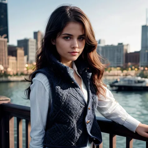 (Chicago Navy Pier, SFW, cozy sweater, quilted vest, skinny jeans, ankle boots, enjoying the lakeside attractions, early evening:1.35) Instagram_Influencer_112_By_Stable_Yogi
Faceshot_By_stable_yogi
Styler_Embedding_By_Stable_Yogi
<lora:Detail Blaster By Stable Yogi:0.5>
(center_parted_long_wavy_hair)