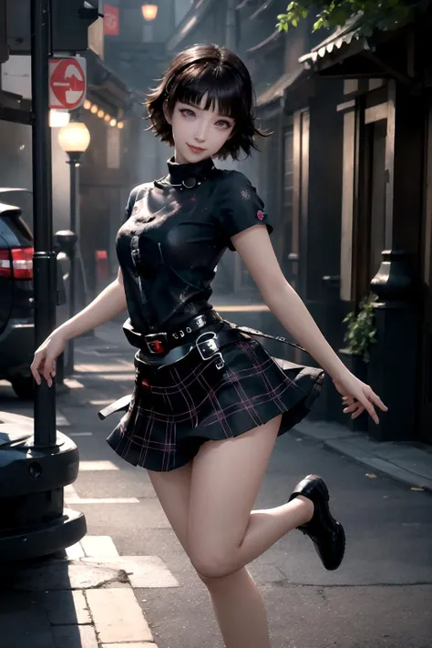 masterpiece, best quality, absurdres,,outdoors,(photorealistic:1.2),realistic
BREAK
1girl ,smile,blush,wearing a DanceCL, DanceCL, short sleeves, dancing, full body,, Closeup face portrait, smooth soft skin, beautiful eyes, intricate colored hair, symmetrical, anime wide eyes, soft lighting, detailed face, by makoto shinkai, stanley artgerm lau, wlop, rossdraws, concept art, digital painting