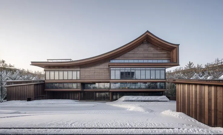 snow,wall wood texture,new Chinese architecture, high quality, architectural photo, 8K, pool, <lora:ç°ä»£ä½å®
-01_v1.0:0.7> <lora:add_detail:0.6>