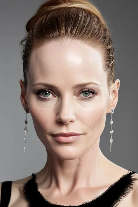 (CR-Lesli3Mann-summer4love263:0.9), full color portrait of woman, (oiled shiny skin:1.1), (slick undercut hair:1.1),
masterpiece, best quality, sharp focus, 8k highres, ultra-detailed, rim light, (grey background:1.0),
