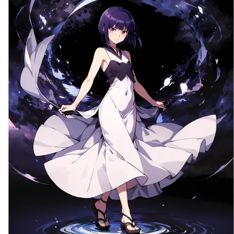 <lora:CultZoldyck001:0.7>,
CultZoldyck,1girl,
flat chest,
(dress:1.3),sleeveless,dress skirt,long_skirt,