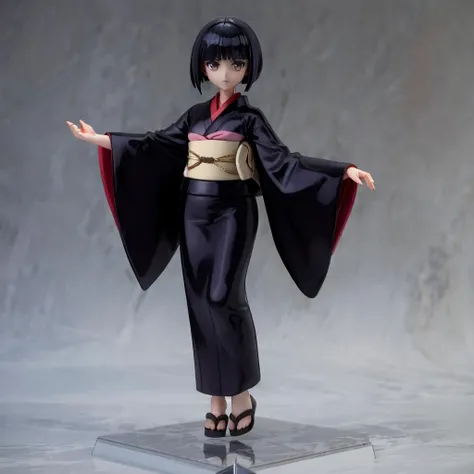 <lora:CultZoldyck001:0.6>,
CultZoldyck,1girl,
short hair,
black kimono,obi,
full body,standing,