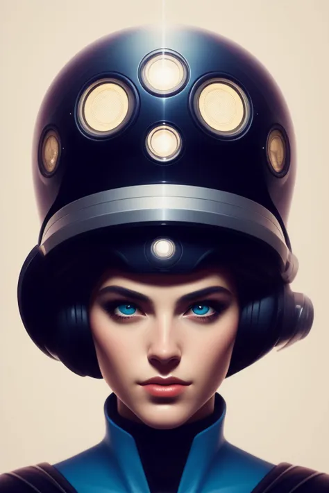 portrait by Christian Hilfgott Brand, behance contest winner, pop surrealism, behance hd, dc comics, reimagined by industrial light and magic