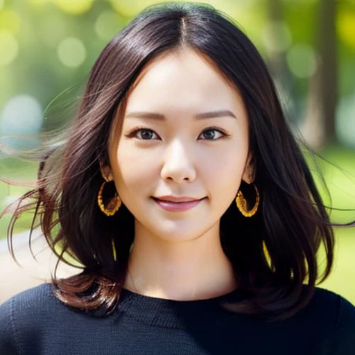 gakki,{best quality}, {{masterpiece}}, {highres}, {an extremely delicate and beautiful}, extremely detailed face, extremely detailed eyes,original, photo, Canon, depth of field, very rough skin,upper body, portrait, looking at viewer, focus on face,1girl, asian female, solo, muscular male, seductive smile , curled hair, long hair, dancing,windy, 1girl, asian female, solo,curled hair, windy, best quality, ultra high res, best quality, ultra high res,(solo:1.4),(looking at viewer:1.331), black hair, blunt bangs, parted bangs, earrings,(eyelashes:1.1), (happy:1.7), (depth of field:1.1), lens flare, (chromatic aberration:1.1), (caustics:1.1),Show one's teeth