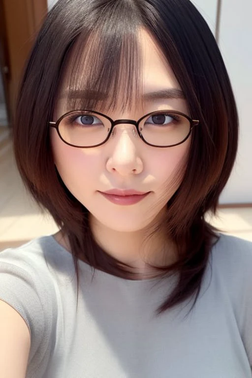 wide angle,half-length portrait,gakki,best quality, masterpiece, highres, an extremely delicate and beautiful, extremely detailed face, extremely detailed eyes, original, photo, Canon, glasses, skindentation,looking at viewer, focus on face, 1girl, asian female, solo, angry eyes, seductive smile , curled hair, long hair, dancing, windy, colorful Chinese stained dress