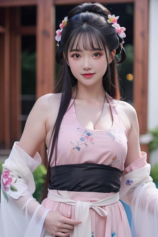 best quality, masterpiece,real,realistic, photo,photorealistic,upper body, looking at viewer,
1girl,chuxia,hanfu,chinese clothes,
<lora:chuxia_v1_05:0.7>