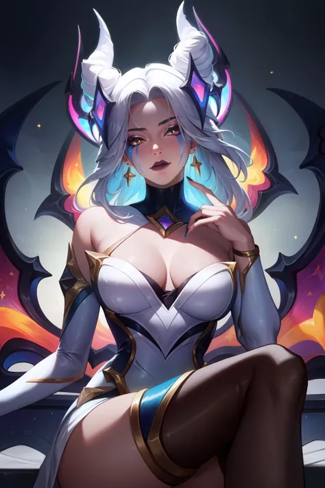 (Masterpiece:1.4), (best quality:1.2), <lora:Star_Nemesis_Morgana-000017:0.8>, star nemesis morgana, 1girl