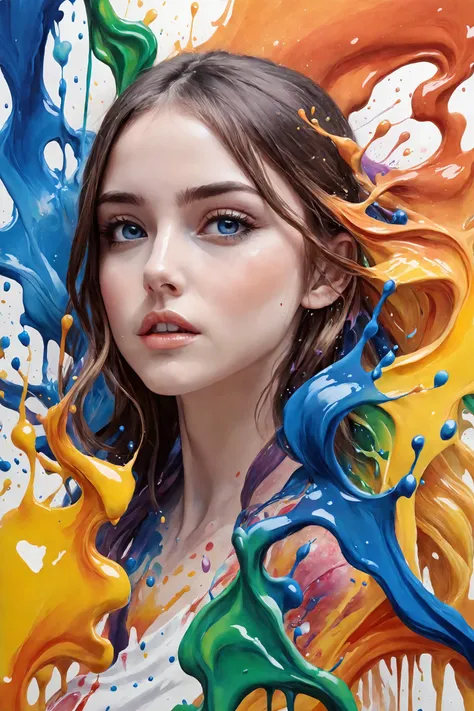 Colorful, multiple colors, intricate detail, splash screen, photorealistic, intricately detailed fluid gouache painting, calligraphy, acrylic, watercolor art,
masterpiece, best quality, 1girl,  <lora:kwFemale_Beta40-SDXL_v1:1>,