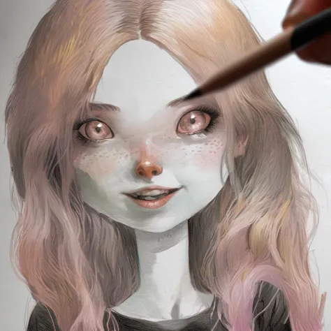 drawix3 closeup girl, photorealistic, very detailed<lora:drawix3:0.9>