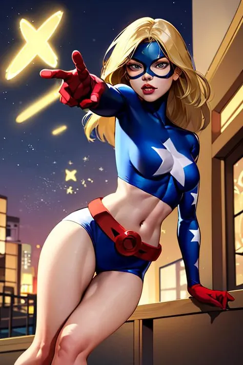 ((masterpiece,best quality)), absurdres, dynamic pose
<lora:stargirl_DC_v1-10:0.8> stargirl_dc,
