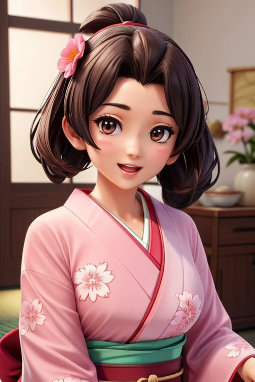 <lora:add_detail:0.5> <lora:copax_charm_eu:0.0> (photorealistic, masterpiece, best quality), face excited, seductive pose,
susato mikotoba, floral print, japanese clothes, pink kimono <lora:gaa_susato:0.3>