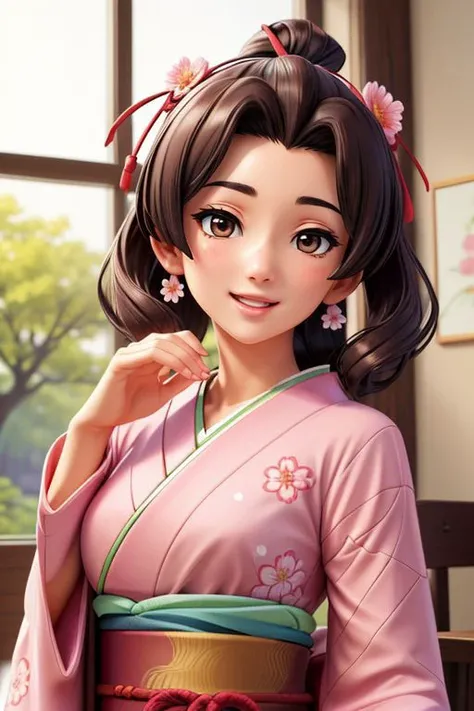 <lora:add_detail:0.5> <lora:copax_charm_eu:0.0> (photorealistic, masterpiece, best quality), face happy, seductive pose,
susato mikotoba, floral print, japanese clothes, pink kimono <lora:gaa_susato:0.3>