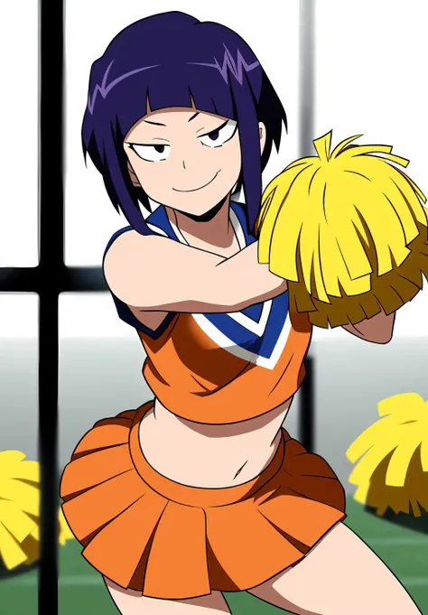 score_9, score_8_up, score_7_up, source anime, anime, animification, anime screencap, anime coloring, vivid colors, shiny skin, skindentation, deep skin, depth of field, high quality, highres, (dynamic angle,dynamic pose),
dawncheerxl, 1girl, solo, long hair, looking at viewer, smile, open mouth, blue eyes, no panties, outdoors, (((topless))), hair ornament, sky, navel, holding, blue hair, :d, sidelocks, tongue, socks, hairclip, midriff, eyelashes, leg up, pussy, white socks, red shirt, cheerleader, pom pom, (cheerleading), holding pom poms, dawn \(pokemon\)
BREAK
masterpiece,high quality