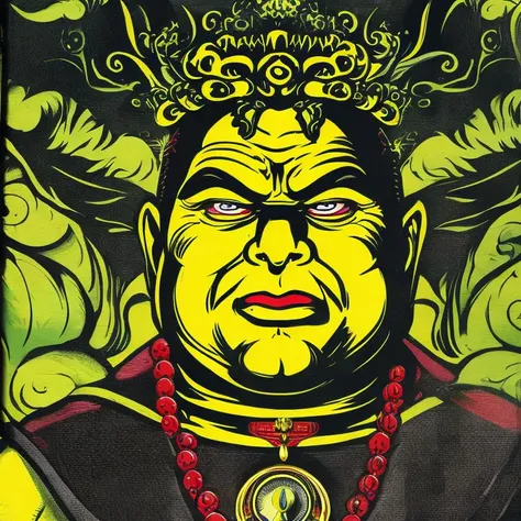 portrait of a very handsome obese orc priest with green buddha face ,made of fruit by guiseppe arcimboldo and greg rutkowski, donato giancola, joseph christian leyendecker, wlop, boris vallejo, breathtaking, 8 k resolution, extremely detailed, beautiful, establishing shot, artistic, hyperrealistic, beautiful face, octane render, cinematic lighting, dramatic lighting, masterpiece by vector-art
