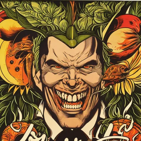 portrait of a very handsome man made of fruit by guiseppe arcimboldo and greg rutkowski, donato giancola, joseph christian leyendecker, wlop, boris vallejo, breathtaking, 8 k resolution, extremely detailed, beautiful, establishing shot, artistic, hyperrealistic, beautiful face, octane render, cinematic lighting, dramatic lighting, masterpiece by vector-art