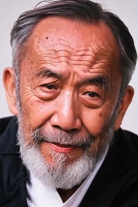 photo of a (men),old man, 70 years old, serious look ,standing at (beach), portrait photo, (closeup:1.2),Black jacke,  <lora:wuma_20230623042246:0.8>