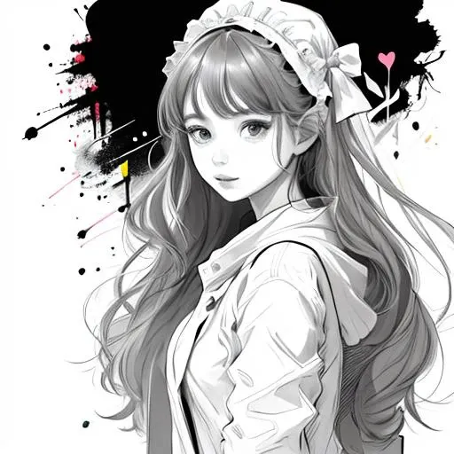 masterpiece, best quality,
1girl, <lora:unstabledreamLinearts01:1>(lineart:1)
