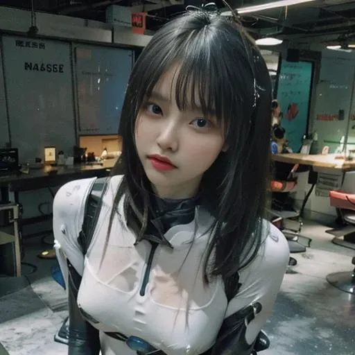 <lora:lou:1>,best quality ,masterpiece,1girl,3d , realistic,CG ,unity ,8k wallpaper,long_hair, artist_name, bangs, blue_eyes, bodysuit, hair_ornament, lips, long_hair, looking_at_viewer, orange_bodysuit, plugsuit, realistic, simple_background, solo, souryuu_asuka_langley, test_plugsuit, <lora:FilmG2:0.9>, <lora:Liyuu:0.6>