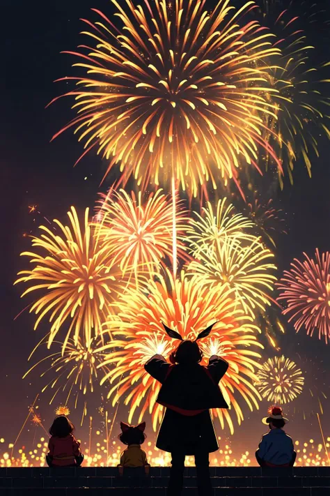 Happy New Year fireworks, Happy New Years, 20,24