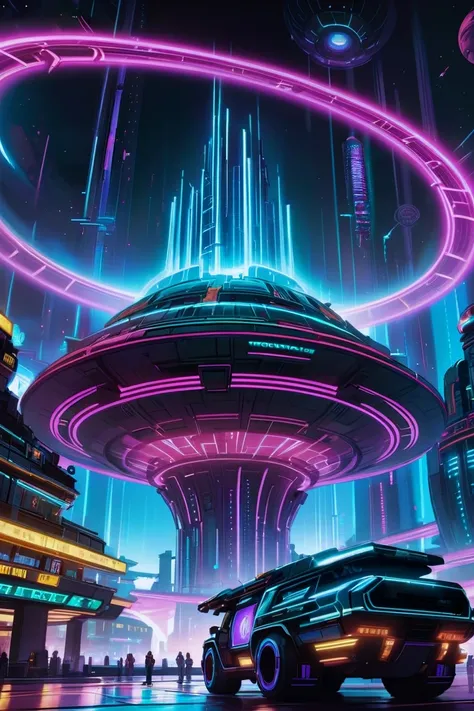 troncore, exclusive restaurant in a solemn scifi cosmic megastructure at the beginning of the multiverse, masterpiece<lora:EnvyTroncoreXL01:0.3>
