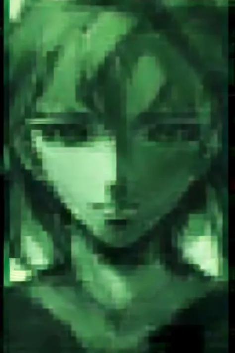 (masterpiece, best quality), 1girl, <lora:mgscodec:1> mgscodec, green theme, portrait, monochrome