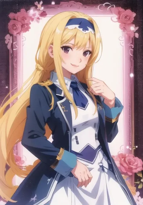 <lora:Alice_Zuberg:0.8>, Alice_Zuberg, solo, smile,, (seductive, alluring, charming:1.3), beautiful, (highly detailed, high quality:1.3)