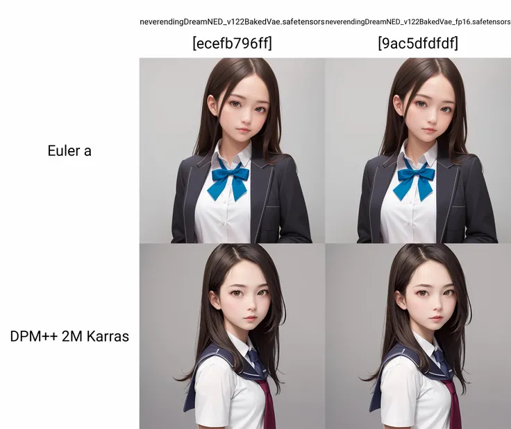 (masterpiece, best quality:1.3), upper body, solo, a cute girl, school uniform, simple grey background