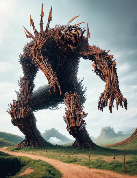 masterpiece, awesome quality, hyper detailed, DonMCr0wB4r massive ethereal root-like otherworldly fractal being, hexapod armless, five-fingered hands, quadrifurcated-tailed, curved-tailed, smooth skin, air wings, , <lora:DonMCr0wB4r-000006:1>