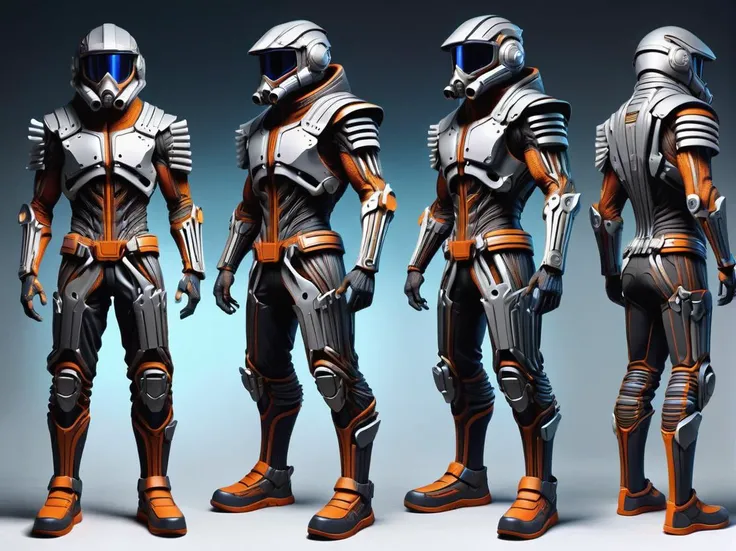 hyper detailed masterpiece, dynamic, awesome quality,DonMCr0wB4rXL thermal-regulating microfiber __Bo/clothings/scifi/male/lower-body__, __Bo/clothings/scifi/male/upper-body__, __Bo/clothings/scifi/male/headwear__, ,, made of crowbars <lora:DonMCr0wB4rXL-000008:1>