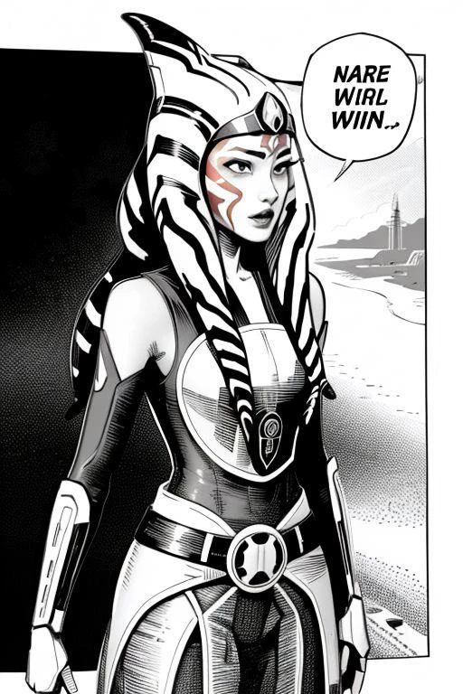 nahidwin, speech bubble, english text,
close-up, ahsoka_rebels
sepia colour comic illustration, nice style,