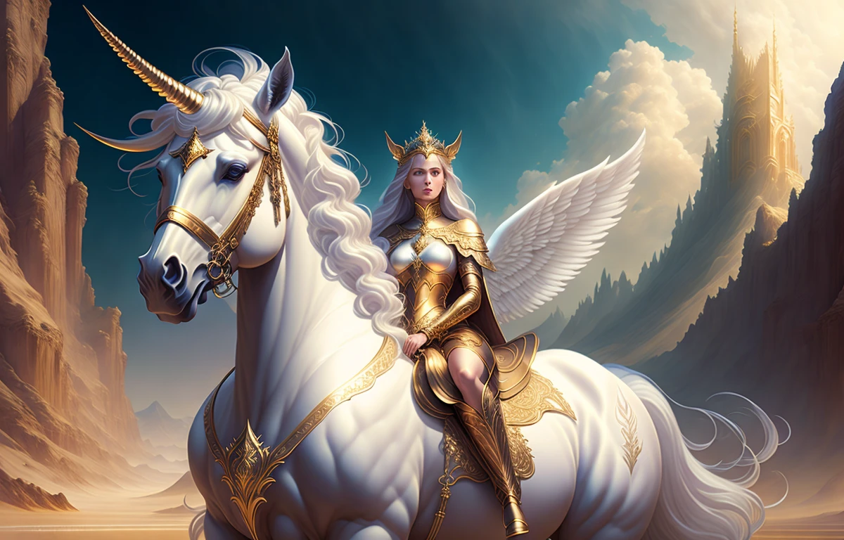 angel riding a white unicorn, dreamy, magical goddess, subtle shimmer, detailed face, erotic model, fantasy detailed digital art by greg rutkowski, Tom Blackwell, keith parkinson, marc simonetti, louis royo, artstation, deviantart, 8k, hd, trending on artstation, sharp focus, studio photo, intricate details, sf, intricate artwork masterpiece, ominous, matte painting movie poster, golden ratio, trending on cgsociety, intricate, epic, trending on artstation, by artgerm, h. r. giger and beksinski, highly detailed, vibrant, production cinematic character render, ultra high quality model