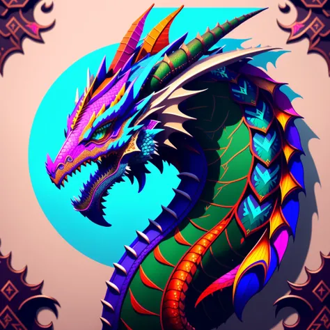 (best quality,illustration, intricate details), hyperdetailed colourful ,
((skyrim dragon)), (4k texture),
, hdr, cinematic, trending on artstation,