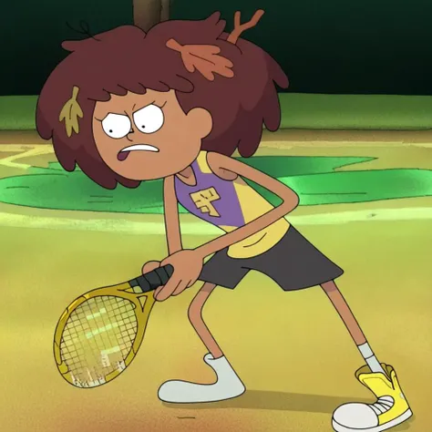 Amphibia style, Anne Boonchuy, playing tennis
