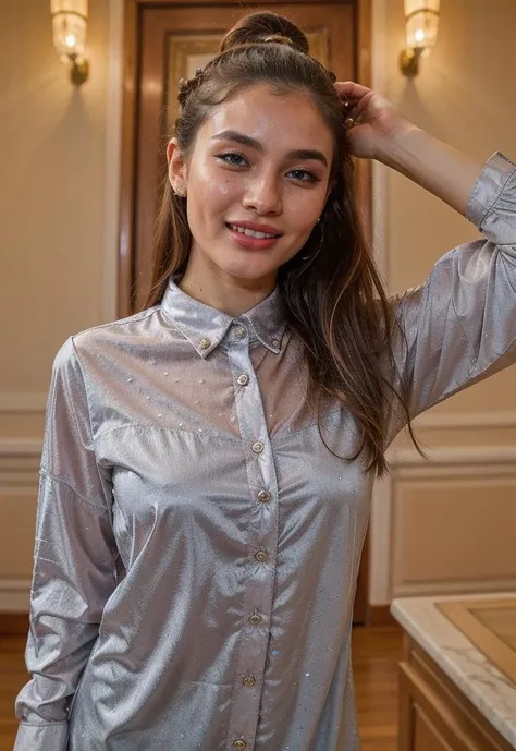 [ng_deepnegative_v1_75t:0.95] (smiling:1.2) (Photograph of HoÃ ng Quá»³nh HÃ , shirt dress clothing, prom hairstyle hair, Parthian Fortresses of Nisa:1.3)
<lora:skin_slider_v2_1_FACE:0.5><lora:detailSliderALT2:1><lora:epiCRealismHelper:1>
<lora:IGInfluencerV1:0.4> IG_Model <lora:add_detail:-0.5> Style-DA
<lora:HD Horizon v1_0:0.6> <lora:lyco_humans_v10:0.1> <lora:epiCRealLife:0.1>
PA7_Photo <lora:detail_slider_v4:2> <lora:SDXLrender_v2.0:0.6> TrualityCampus_Heather