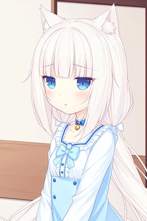 cat ears,xiangcao,cinnamon \(nekopara\),white hair,
<lora:super-Rh-vanilla-v4:1>,