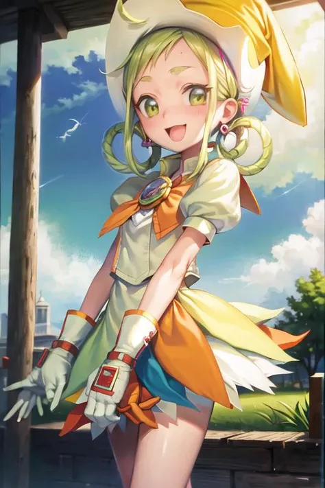 ojaskmmkmgc, walking, smile, bedroom <lora:asuka-momoko-witch:1>