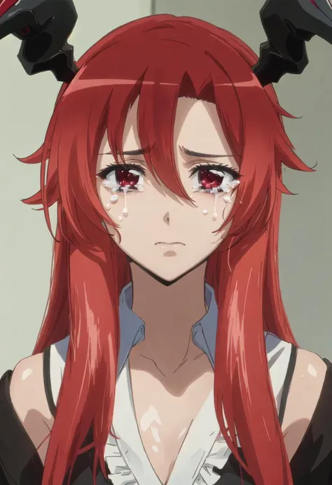 best quality, masterpiece, highres, solo, {lisara_restall_soicantplayh:0.90}, crying, sobbing, tears, portrait, looking at viewer