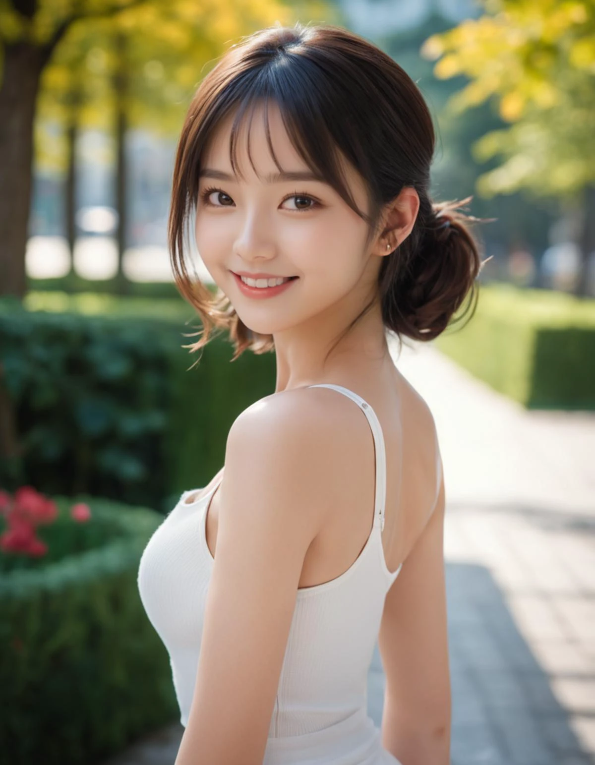 1girl, smile,topbody,dynamic pose,, (masterpiece,best quality:1),(8k,raw photo,photo realistic:1)