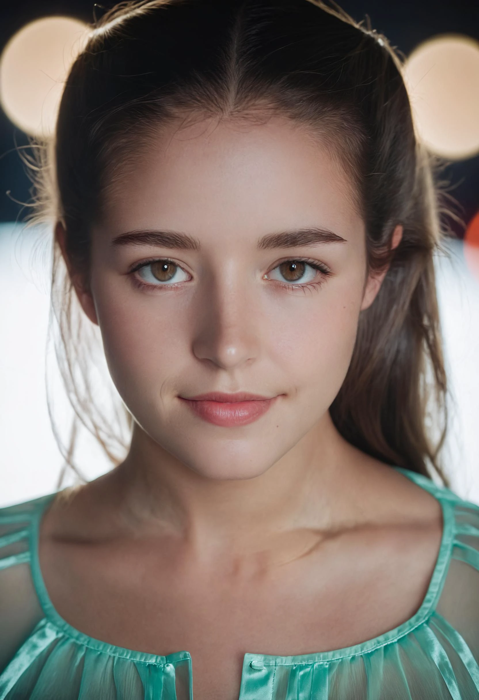 cinematic film still <lora:TawneeStone_SDXL_v1.0:1> professional celebrity photography of a ((ohwx woman)) (symmetrical headshot:1.1), 19 years old, petite face, honest, RAW, cold tones, sharp, square shoulders, face focus, (skin pores:0.1), hyper detailed, hard lighting, subsurface scattering, caustics, cinematic, in style of Platon shot on Canon EOS 5D Mark IV 24-70mm f/2.8 1/125s 400 Natural light, reflectors, wearing a silk blouse . 35mm photograph, film, bokeh, professional, 4k, highly detailed . shallow depth of field, vignette, highly detailed, high budget, bokeh, cinemascope, moody, epic, gorgeous, film grain, grainy