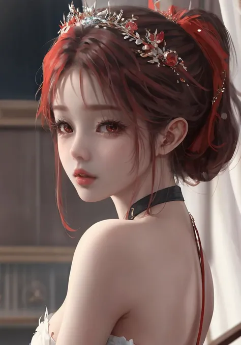 (masterpiece:1.0), (best quality:1.0), (ultra highres:1.0) ,(8k resolution:1.0),(realistic:1.0),(ultra detailed1:0), (sharp focus1:0), (RAW photo:1.0),
wlop, aeolian, jewelry, cute girl, eastern, red hair, red eyes
<lora:wlopStyleLora_v1:0.75>,pureerosface_v1 <lora:lcePrincessInGhost_v10:0.3>
