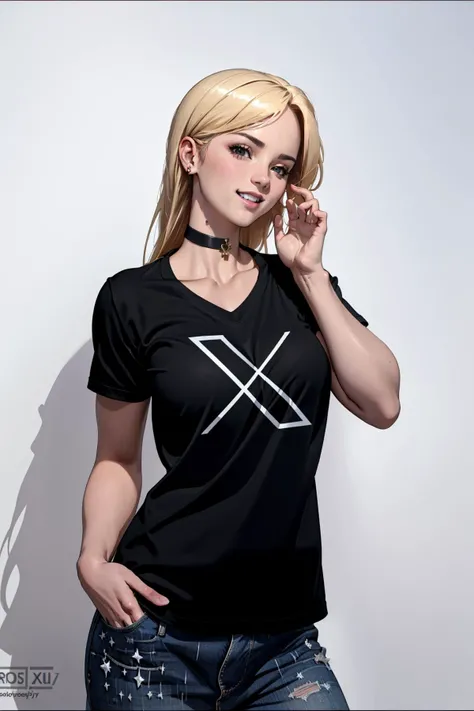 ((Masterpiece, best quality,edgQuality)),
standing,posing for a picture,smiling,excited,
Blonde Nadia with sunglasses and a choker wearing a t shirt
 <lora:Ultimate_Nadia:0.35>
IncrsX,<lora:TwitterXShirt:1>,