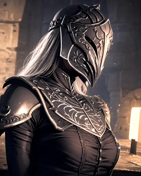masterpiece, best quality, realism, upper body, woman, knight, detailed,  cinematic lighting, castle background, Yuria_of_Londor, <lora:Yuria_of_Londor:0.8>