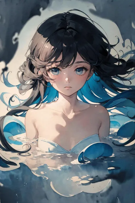 (masterpiece, best quality, ultra-detailed, illustration), beautiful face, solo, perfect body, 1girl, nsfw, nude, (underwater:1.3), coral, fish, pussy, breasts, nipples, air bubble, water, light rays, freediving, turtle, ocean, caustics, reefs