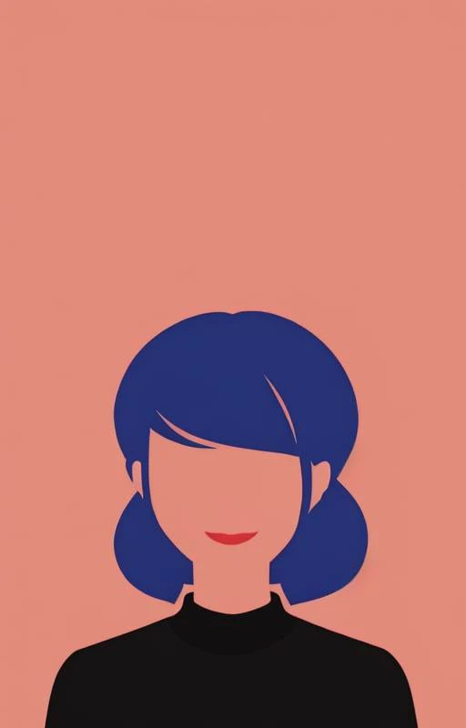 a young lady, <lora:ladybug:0.65>, <lora:anime_minimalist_v1-000020:0.8>