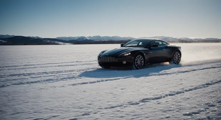 cinematic film still of  <lora:James Bond 007 style:0.9> detailed sharp image of
a car is flying over a snow covered field,outdoors,no humans,ground vehicle,motor vehicle,snow,car,vehicle focus , dramatic light, dramatic shadow light, contrast, cinematic color, cinematic look, filmic, realistic, realism, perfection, perfect, Kodak, Kodak film,  still, spy film, action themed, espionage, James Bond style, James Bond film style, 007 style, 007 film style, shallow depth of field, vignette, highly detailed, high budget, bokeh, cinemascope, moody, epic, gorgeous, film grain, grainy