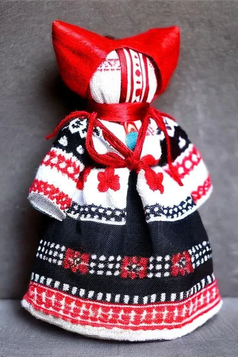 motanka, vyshyvanka <lora:ukrtattoo:1>