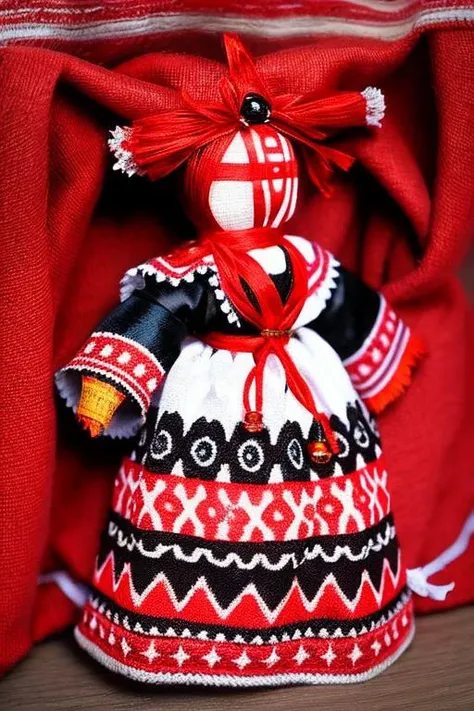 motanka, vyshyvanka <lora:ukrtattoo:1>