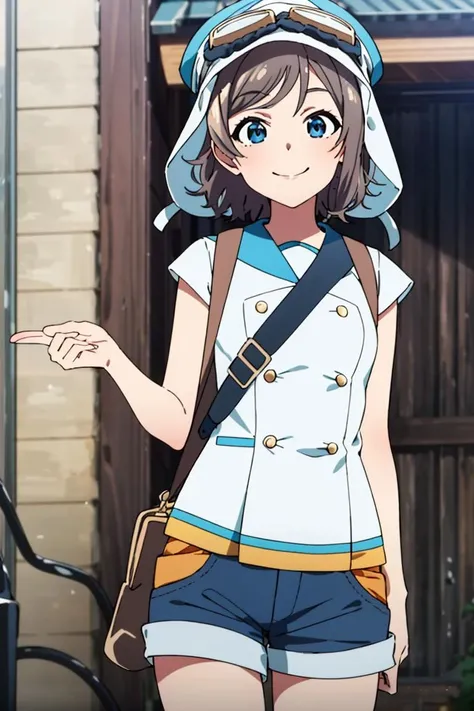 ((masterpiece,best quality)), absurdres,
<lora:You_Genjitsu_no_Yohane:0.7>, You_Genjitsu_no_Yohane, shorts,
solo, smiling, looking at viewer, cowboy shot,
cinematic composition, dynamic pose,